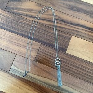 STEELX | Long pendant tassel necklace | EUC